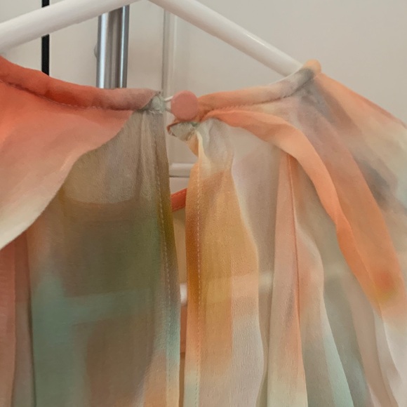 Banana Republic Multicolor Sheer Blouse - Picture 4 of 5